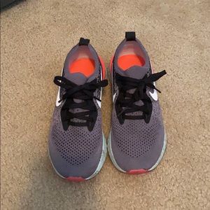 Nike multi color running shoes